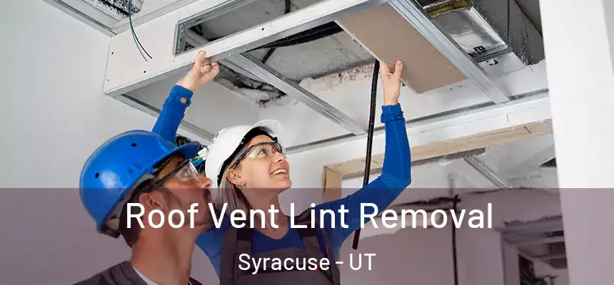 Roof Vent Lint Removal Syracuse - UT