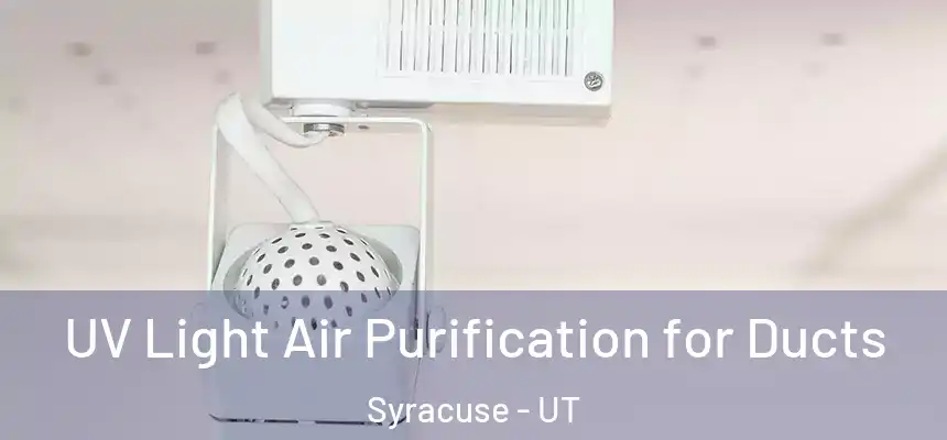 UV Light Air Purification for Ducts Syracuse - UT